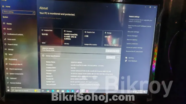 (Used) i5 4th Gen PC 16GB RAM SSD+HDD (best deal)